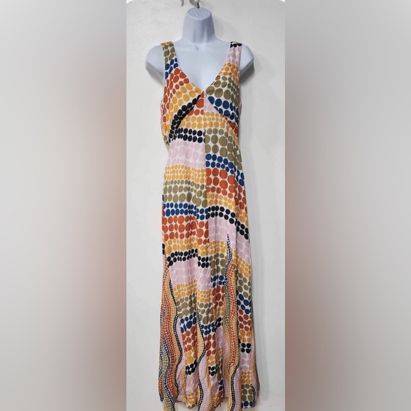 Anthropologie The Odells Dot-Printed Maxi Dress Size XS. B17 - Picture 9 of 11